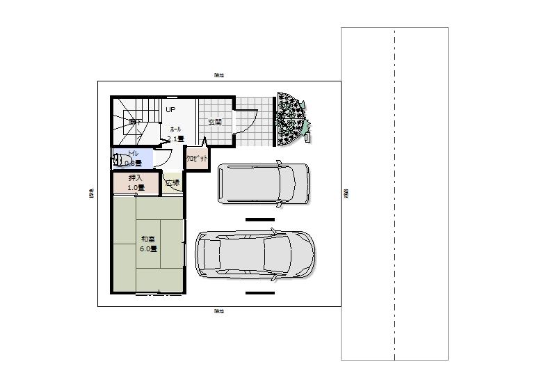 Building plan example (floor plan). Layout drawing +1-floor plan view