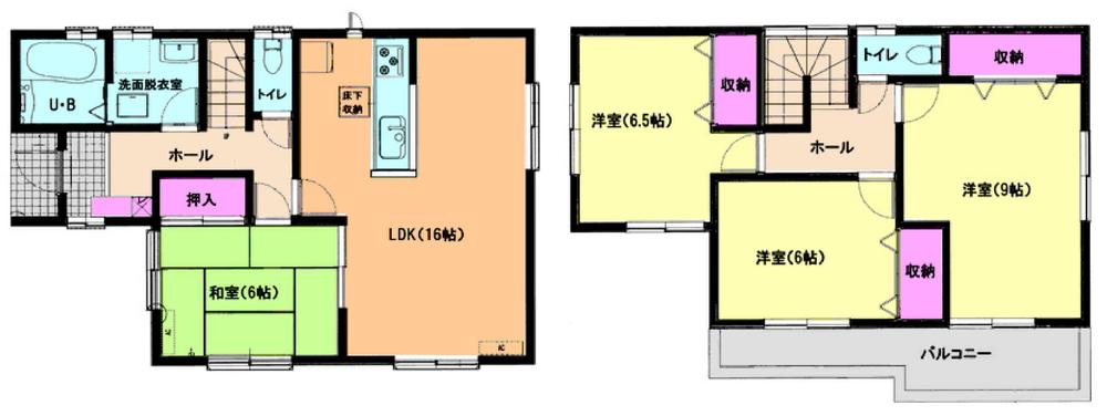 Floor plan. (12 Building), Price 34,800,000 yen, 4LDK, Land area 136.86 sq m , Building area 104.33 sq m