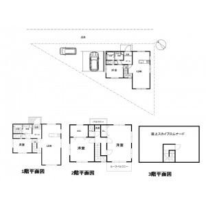 Floor plan. 29,880,000 yen, 3LDK + S (storeroom), Land area 129.19 sq m , Building area 109.32 sq m