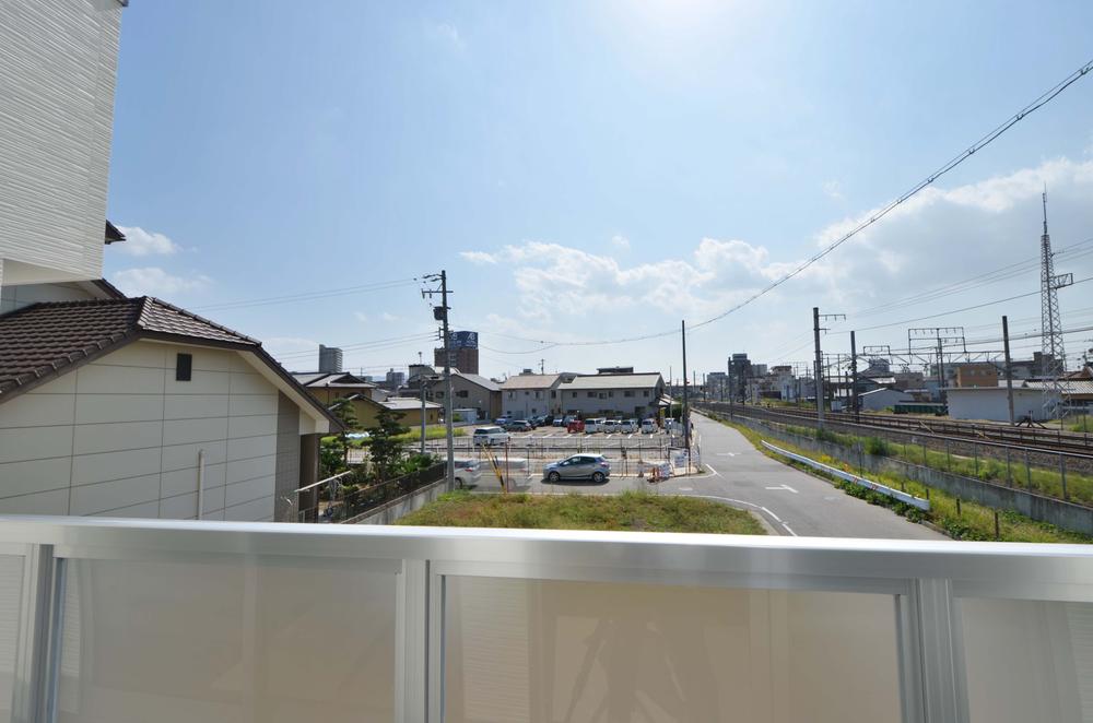 Balcony. View from the balcony, I station is nearby (10 May 2013) Shooting