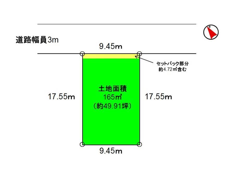 Compartment figure. Land price 19,210,000 yen, Land area 165 sq m
