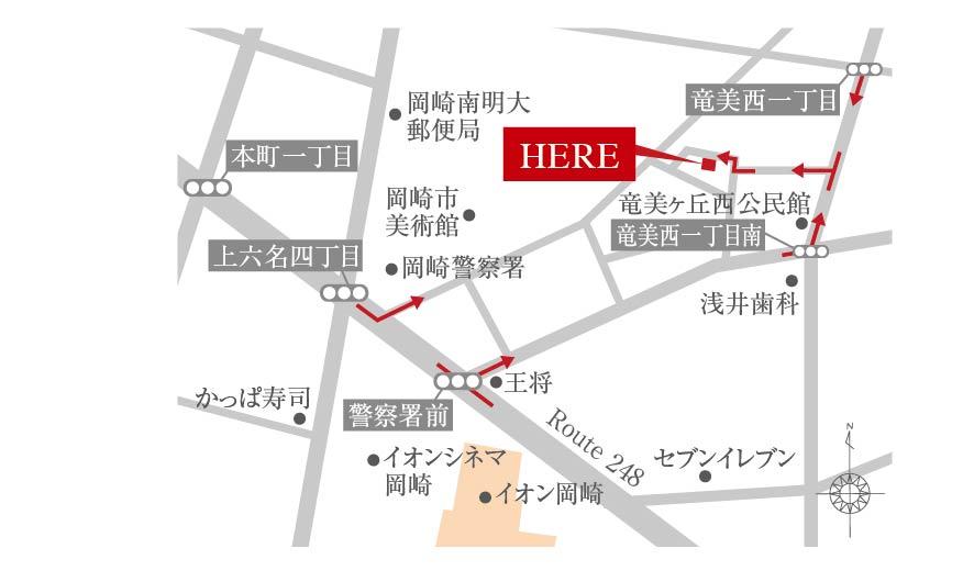 Local guide map