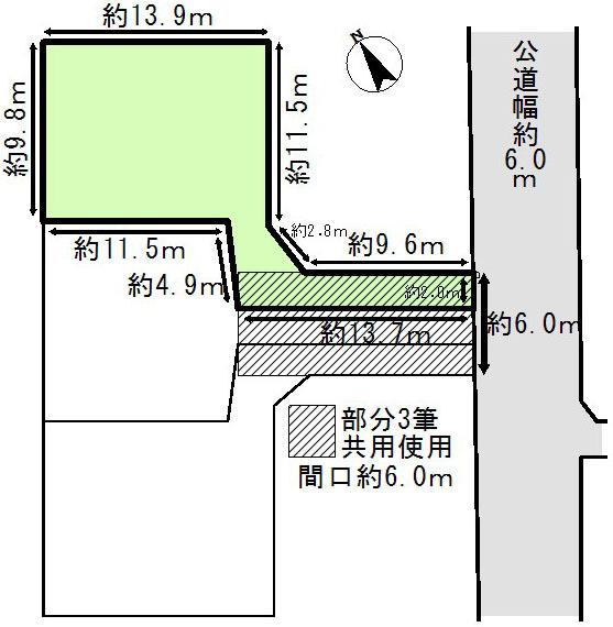 Compartment figure. Land price 21 million yen, Land area 180.77 sq m