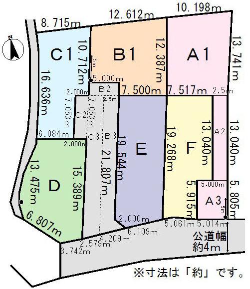 Compartment figure. Land price 16.7 million yen, Land area 131.41 sq m