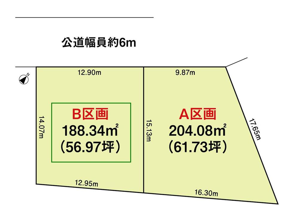 Compartment figure. Land price 26.7 million yen, Land area 188.34 sq m