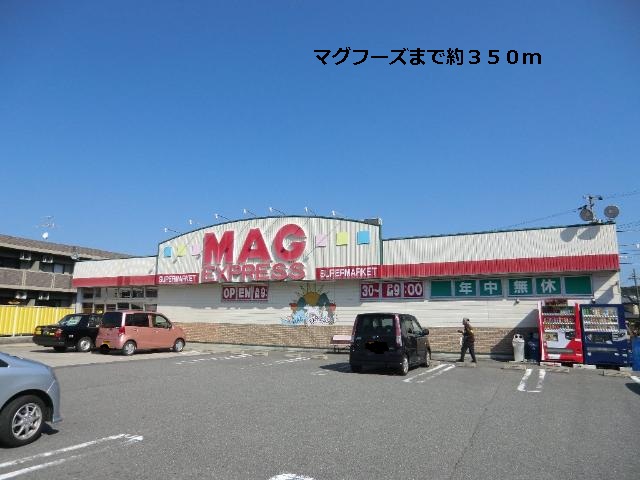 Supermarket. 350m until Magufuzu (super)