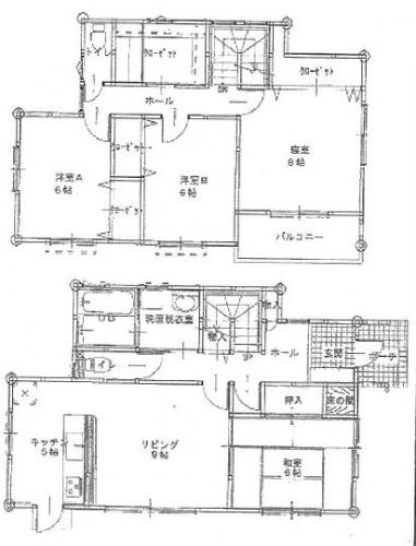 Floor plan. 30,800,000 yen, 4LDK, Land area 178.97 sq m , Building area 110.15 sq m