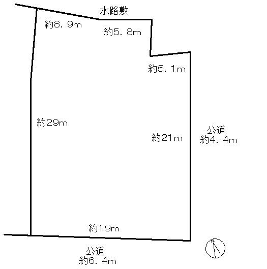 Compartment figure. Land price 37 million yen, Land area 519.98 sq m