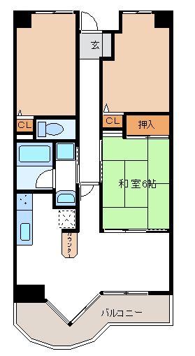 Floor plan. 3LDK, Price 10.5 million yen, Occupied area 72.65 sq m , Balcony area 10.31 sq m
