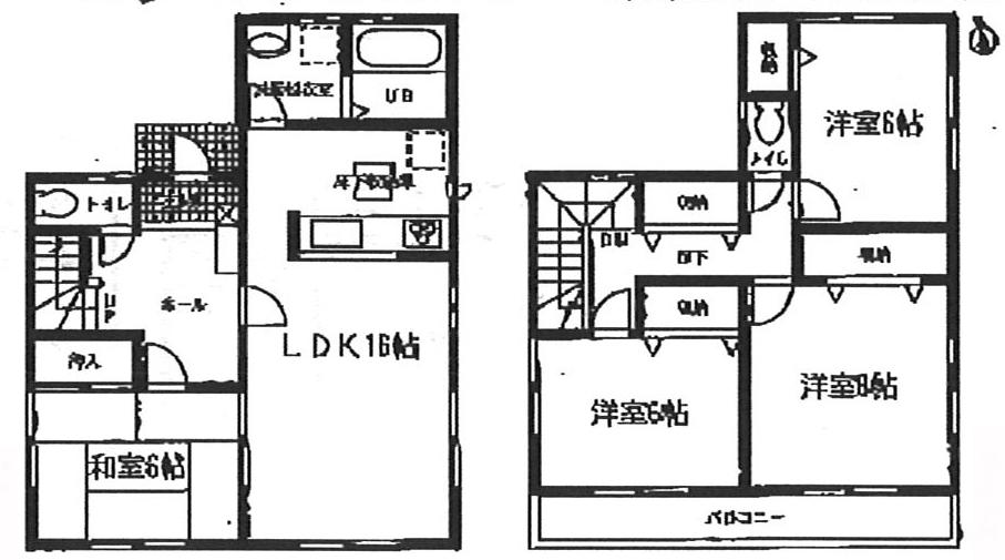 Floor plan. 31,800,000 yen, 4LDK, Land area 137.77 sq m , Building area 106 sq m