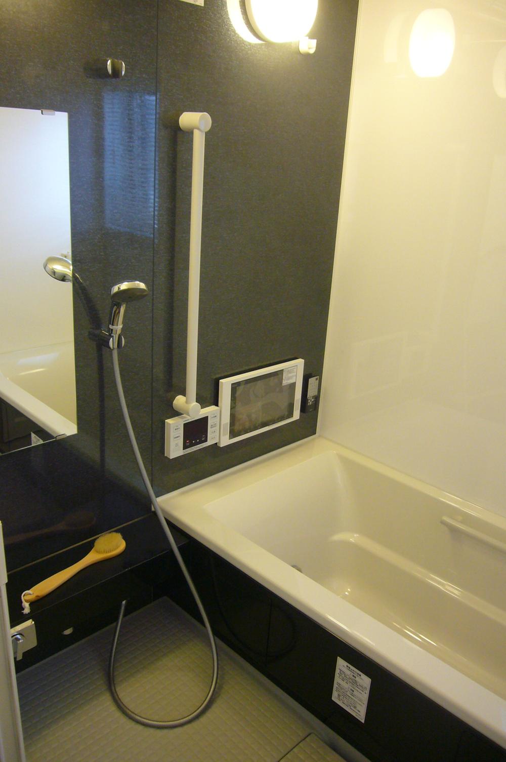 Bathroom. TV with bathroom