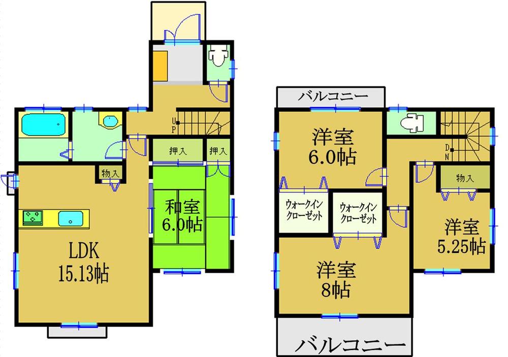 Floor plan. 25,880,000 yen, 4LDK, Land area 169.1 sq m , Building area 100.21 sq m