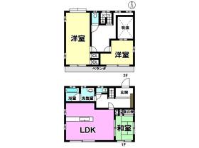Floor plan. 22,800,000 yen, 3LDK, Land area 183.37 sq m , Building area 117.79 sq m
