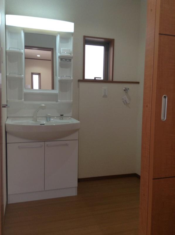 Wash basin, toilet. Shower Dresser washbasin. 