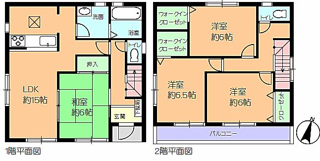 Floor plan. 25,900,000 yen, 4LDK, Land area 160 sq m , Building area 97.73 sq m 2 Building