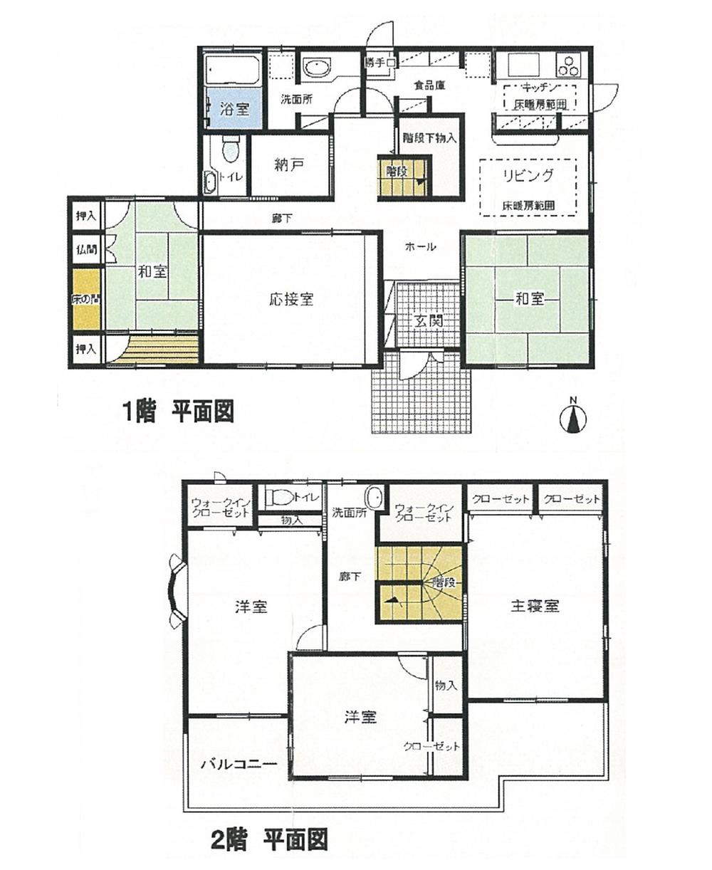 Floor plan. 59,800,000 yen, 6LDK + S (storeroom), Land area 3,558.53 sq m , Building area 193.68 sq m