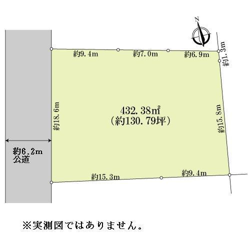 Compartment figure. Land price 29 million yen, Land area 432.28 sq m