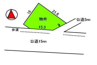 Compartment figure. Land price 23 million yen, Land area 253 sq m