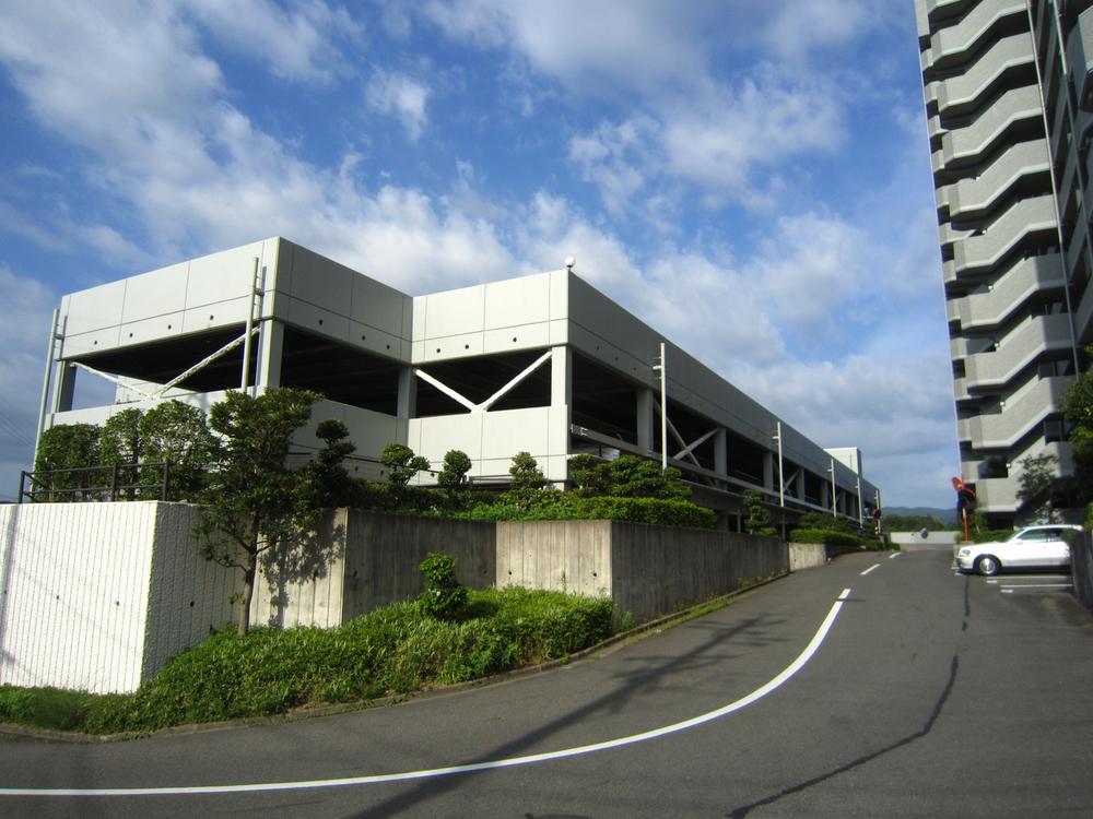 Parking lot. West of the multistory parking garage shooting (July 2012)