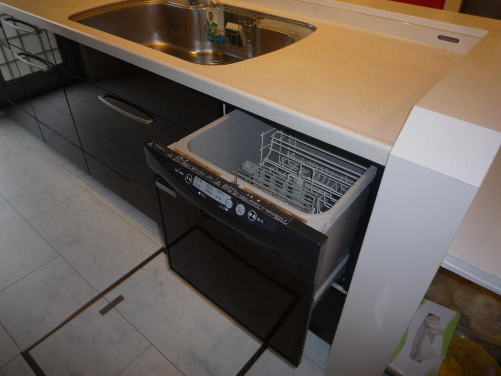 Kitchen. Dishwasher with a system Kitchen