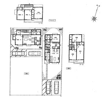 Compartment figure. 23.8 million yen, 4LDK, Land area 124.04 sq m , Building area 98.76 sq m