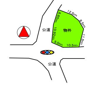 Compartment figure. Land price 15,950,000 yen, Land area 333.87 sq m