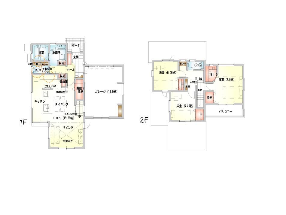 Floor plan. 30,100,000 yen, 3LDK, Land area 262.11 sq m , Building area 121.12 sq m