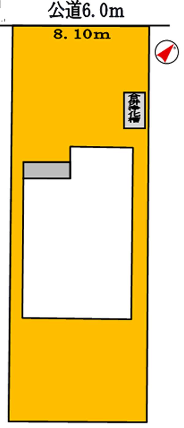 Compartment figure. 39,800,000 yen, 5LDK + 2S (storeroom), Land area 186.8 sq m , Building area 117.6 and situated is sq m 56.50 square meters to 35.50 square meters of the house, but you still can order. 