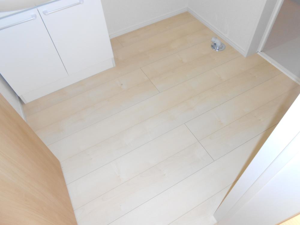 Wash basin, toilet. Dressing room