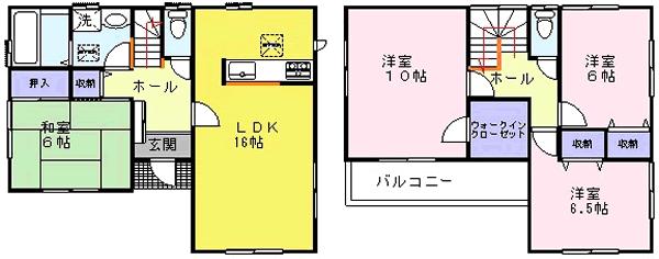 Floor plan. ((4)), Price 29,800,000 yen, 4LDK+S, Land area 149.79 sq m , Building area 106.01 sq m