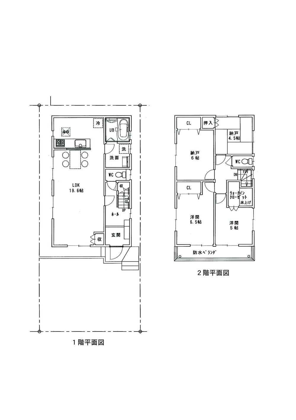 Floor plan. 33,020,000 yen, 4LDK, Land area 113.69 sq m , Building area 101.02 sq m land: 113.69 sq m ・ Building 101.02 sq m Price 31,600,000 yen (excluding tax) Price 33,020,000 yen (tax included)