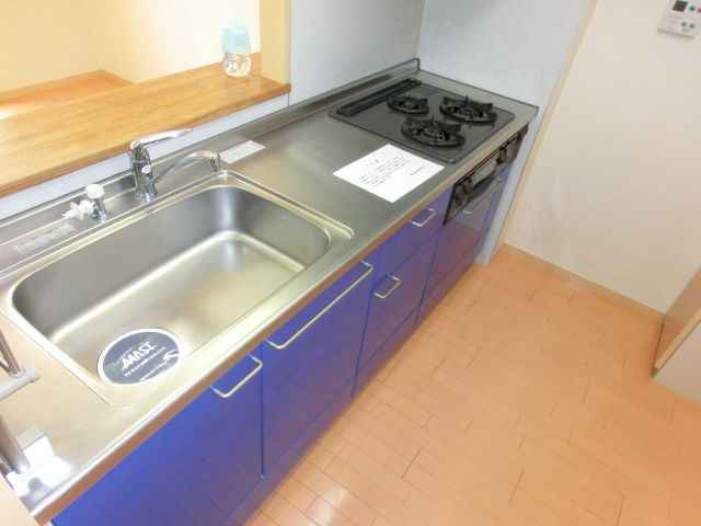 Kitchen. 3-neck gas stove, With grill