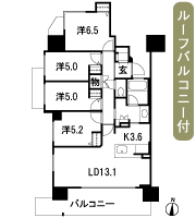 Floor: 4LDK + shoes in cloak + roof balcony, the occupied area: 83.62 sq m, Price: 35.2 million yen