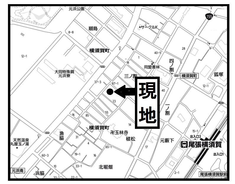 Local guide map.  ☆ Tokai Yokosuka cho Ninowari 23-1 ・ 31 ☆