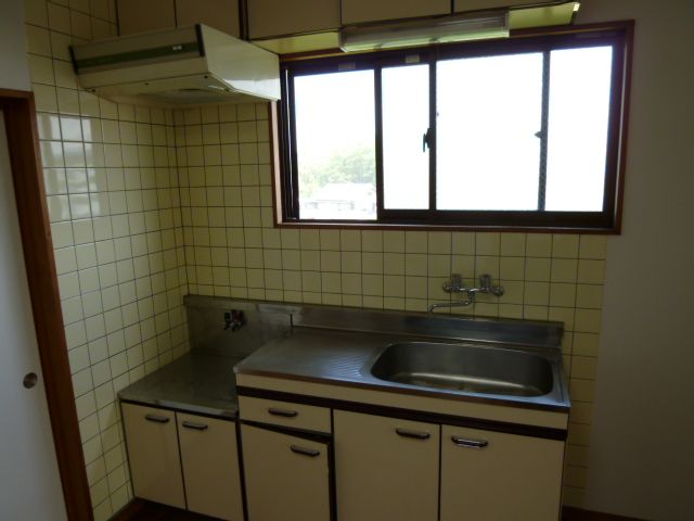 Kitchen. Bright kitchen has a window