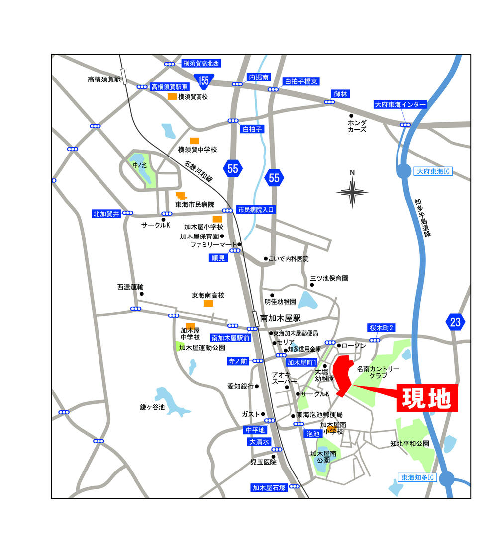 Local guide map