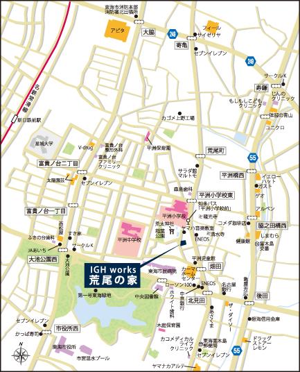 Local guide map