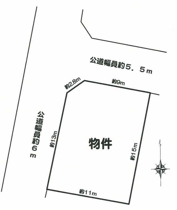 Compartment figure. Land price 18.6 million yen, Land area 181.25 sq m