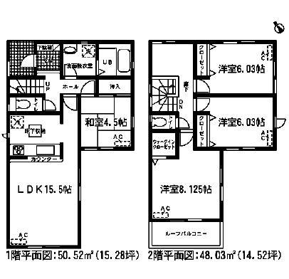 Floor plan. 32,800,000 yen, 4LDK, Land area 140.57 sq m , Building area 98.55 sq m floor plan