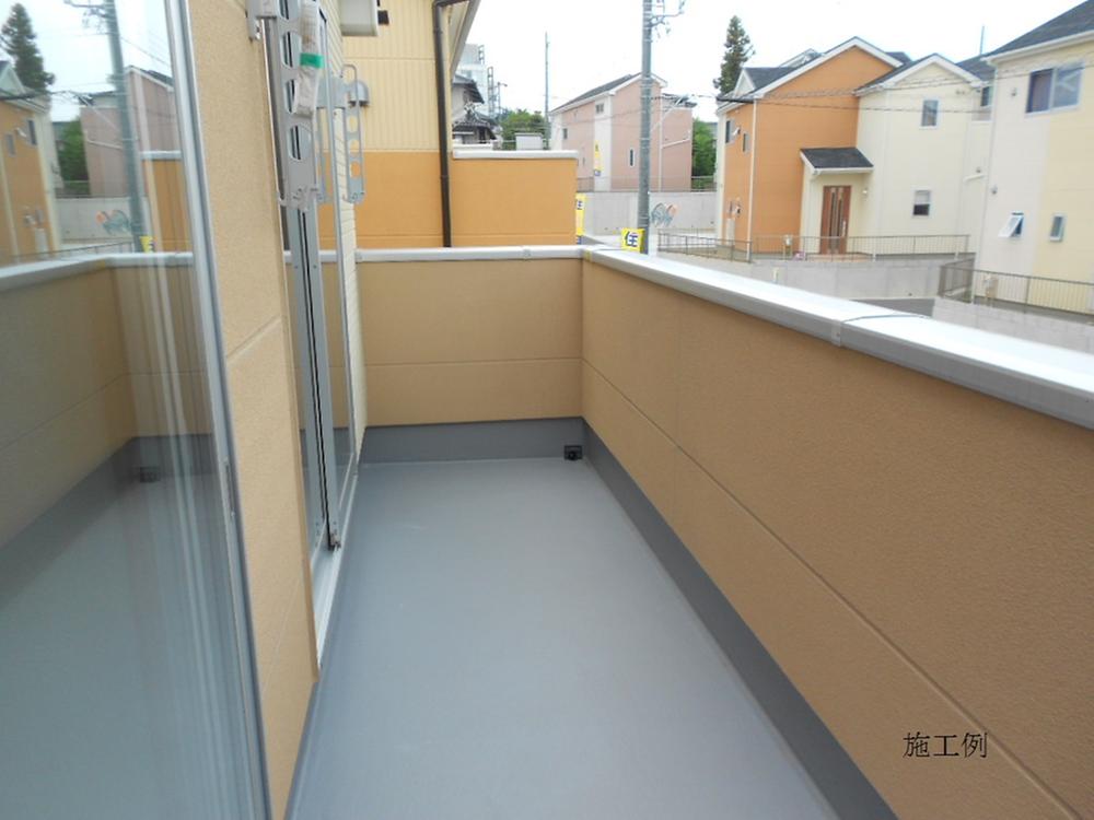 Balcony. Example of construction