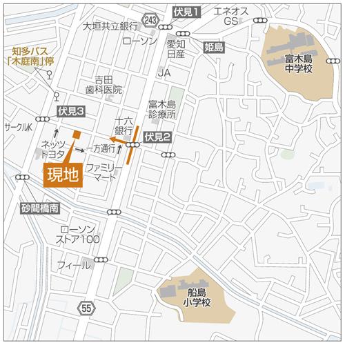 Local guide map. Detail view