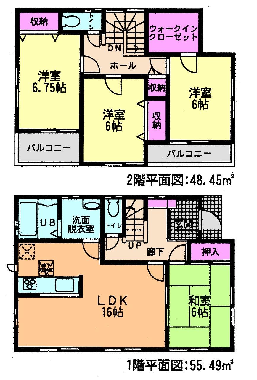 Floor plan. (11 Building), Price 22,800,000 yen, 4LDK, Land area 161.3 sq m , Building area 103.94 sq m