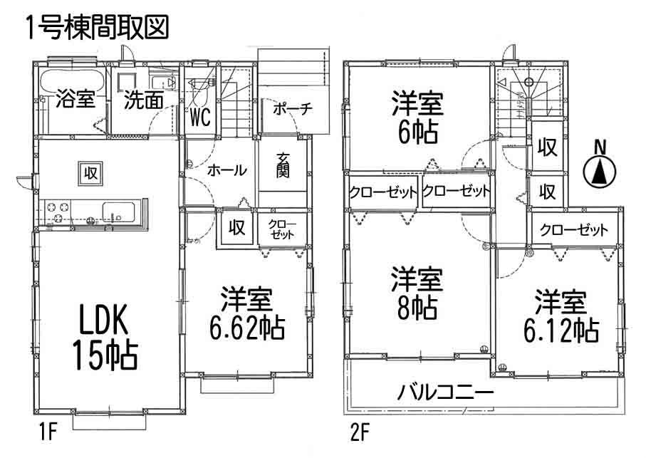 Floor plan. 18,800,000 yen, 4LDK, Land area 161.37 sq m , Building area 99.79 sq m