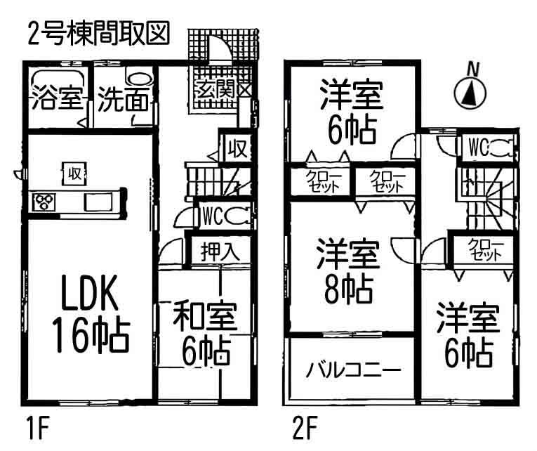 Floor plan. 24,800,000 yen, 4LDK, Land area 179.22 sq m , Building area 104.35 sq m