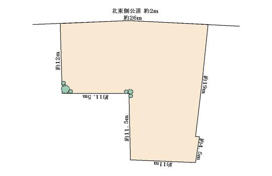 Compartment figure. Land price 9.8 million yen, Land area 469.42 sq m