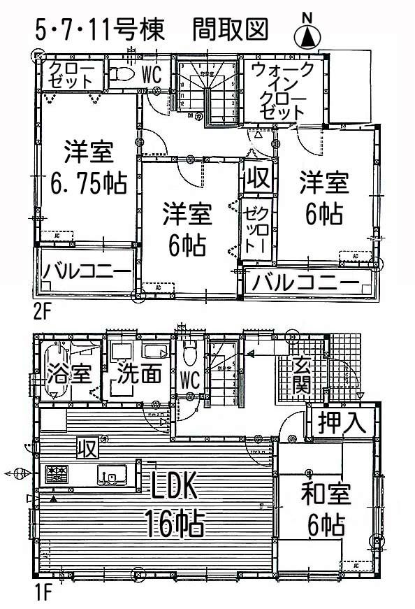 Floor plan. 22,800,000 yen, 4LDK, Land area 161.32 sq m , Good floor plan of the building area 103.94 sq m usability