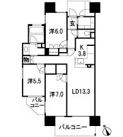 Floor: 3LDK, occupied area: 81.37 sq m, Price: TBD