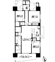 Floor: 3LDK, occupied area: 84.39 sq m, Price: TBD