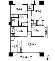 Floor: 4LDK + WIC + TR, the occupied area: 93.82 sq m, Price: TBD