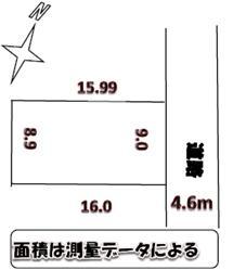 Compartment figure. Land price 14,480,000 yen, Land area 143.89 sq m